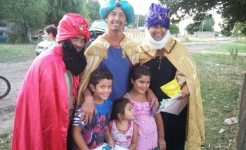 Imagen de la nota: Los Reyes también estuvieron en Villa Mi Serranía