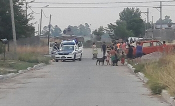 Imagen de la nota: Incidentes, un herido de bala de goma y un efectivo lastimado