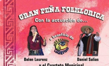 Este sábado se realizará la Peña de Arrebatando Lágrimas Imagen de la nota: Este sábado se realizará la Peña de Arrebatando Lágrimas