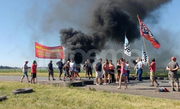 Imagen de la nota: Fanazul: comenzaron los cortes en la Ruta 3 