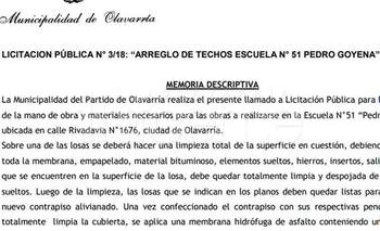 Imagen de la nota: Escuela N°51: abren licitación para arreglo del techo