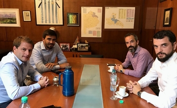Imagen de la nota: Galli se reunió con funcionarios en La Plata