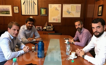 Imagen de la nota: Galli se reunió con funcionarios en La Plata