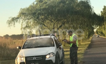 Imagen de la nota: Fue infraccionado por conducir sin licencia de conducir