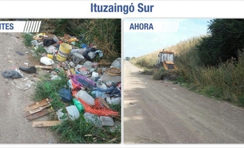 Imagen de la nota: Limpieza de basural en Ituzaingó Sur