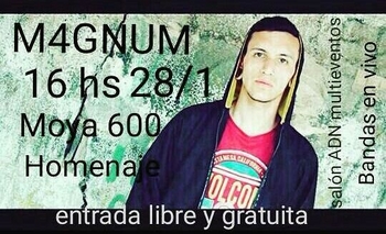 Imagen de la nota: Homenajearán al joven que falleció en el Arroyo Tapalqué