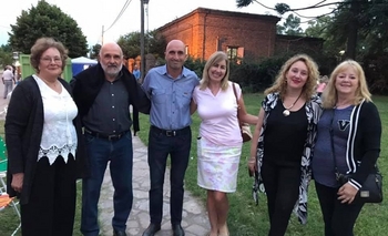 Imagen de la nota: Rodríguez y Schwindt en el aniversario de Colonia Hinojo 