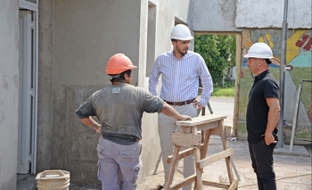 Imagen de la nota: Galli recorrió obras de infraestructura escolar 