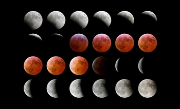 Imagen de la nota: Primer eclipse total de Luna de 2019