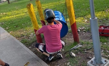 Imagen de la nota: Vecinos de AOMA realizaron una jornada de trabajo solidario