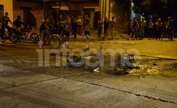 Imagen de la nota: Es grave el estado del motociclista herido