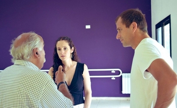 Bali Bucca visitó el Hogar talleres protegidos Imagen de la nota: Bali Bucca visitó el Hogar talleres protegidos