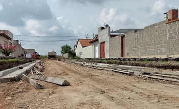 Imagen de la nota: Siguen las obras para el cordón cuneta en dos barrios 