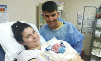 Imagen de la nota: En el Hospital nació Nicolás, el primer bebé del año