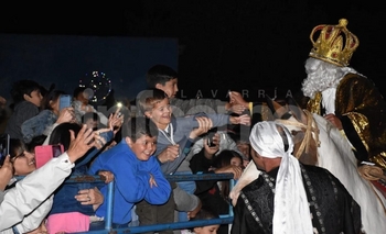 Imagen de la nota: Sierras Bayas: los Reyes Magos dibujaron sonrisas