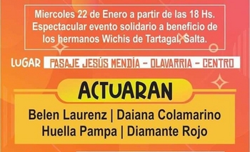 Imagen de la nota: Festival a beneficio en el Paseo “Jesús Mendía”