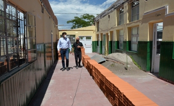 Imagen de la nota: Reactivaron las obras de la Escuela Nº 50 
