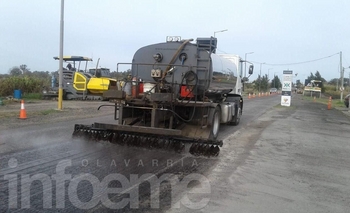 Imagen de la nota: Avanza la obra de repavimentación en la ruta 51