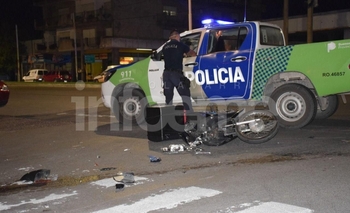 Imagen de la nota: Otro motociclista herido en choque