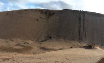 Imagen de la nota: Monte Hermoso: jóvenes cayeron de un médano