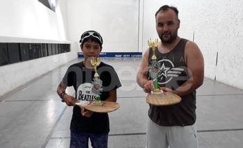 Imagen de la nota: Fue el turno de la Tercera Categoría en el trinquete de Sierra Chica