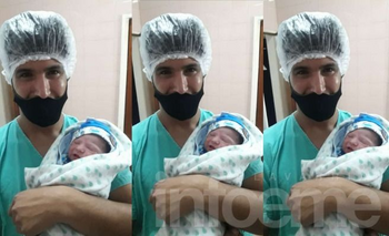 Imagen de la nota: Elian es el primer nacimiento del año en Cemeda