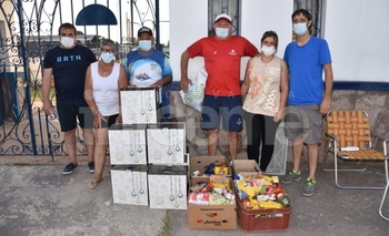 Imagen de la nota: Faltó el fútbol, pero igualmente hubo donaciones