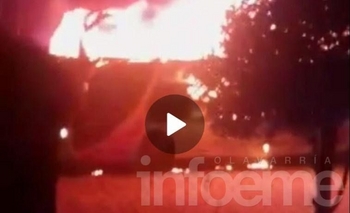 Imagen de la nota: Video: así se incendió el colectivo del Barrio La Loma