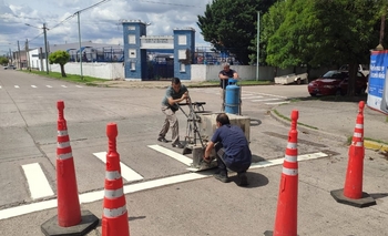 Imagen de la nota: Control Urbano señalizó sendas peatonales