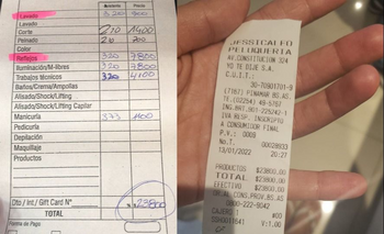 Imagen de la nota: Gastó $24.000 en una peluquería de Pinamar y se volvió viral