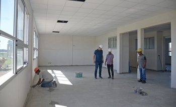 Imagen de la nota: La obra del Instituto de Educación Física avanzó 