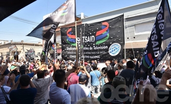 Imagen de la nota: Marcha de los trabajadores de El Popular 