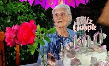 María Elena Paz cumplió 100 años Imagen de la nota: María Elena Paz cumplió 100 años