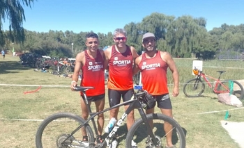 Imagen de la nota: El triatlón de El Paraíso tuvo festejos olavarrienses