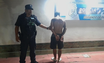 Imagen de la nota: Discutía con su familia, le pegó una piña a una policía y terminó preso