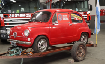 Imagen de la nota: Se realizó el sorteo del Fiat 600 de los Bomberos Voluntarios