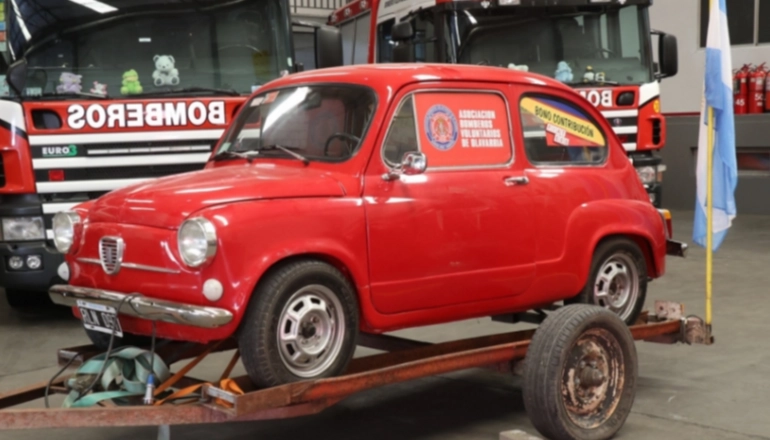 Se realizó el sorteo del Fiat 600 de los Bomberos Voluntarios: quién fue el ganador
