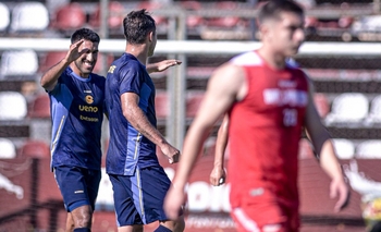 Imagen de la nota: Gol de Wiechniak en el amistoso de Sportivo Luqueño