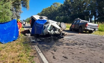 Imagen de la nota: Bragado: dos personas muertas en trágico choque entre dos camionetas en la ruta 46