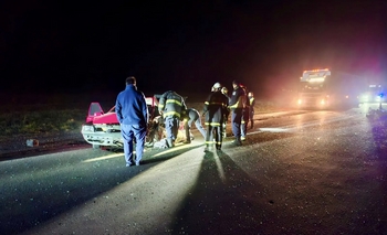 Imagen de la nota: Azul: Un hombre falleció en un choque frontal en la Ruta 3
