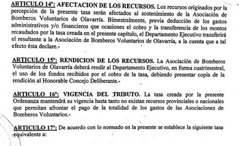 Imagen de la nota: Se conocieron detalles del proyecto que busca crear una Tasa para Bomberos