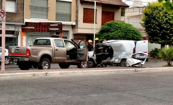 Imagen de la nota: Grave accidente entre dos camionetas: un muerto