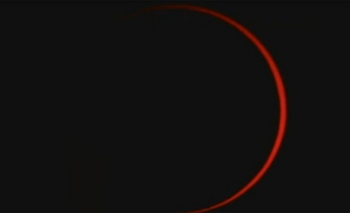Imagen de la nota: Miralo ahora: el sorprendente eclipse solar anular
