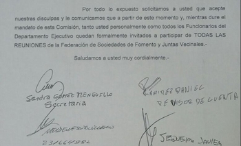 Imagen de la nota: Fomentistas respaldaron a una funcionaria
