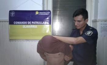 Cayó del techo de un súper chino y lo atraparon  Imagen de la nota: Cayó del techo de un súper chino y lo atraparon