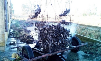 Imagen de la nota: Benito Juárez: se les quemó el Momo antes de los Corsos 