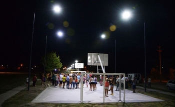 Imagen de la nota: El Parque Lineal con luminaria nueva