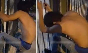 Imagen de la nota: Intentó entrar a robar a una casa y se clavó la reja en el pie