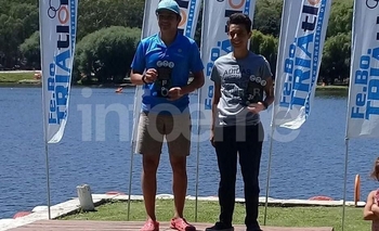 Imagen de la nota: Destacada actuación de Macías en un triatlón en Tandil