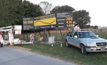 Imagen de la nota: Cifras que duelen: homenaje a víctimas de Ruta 3